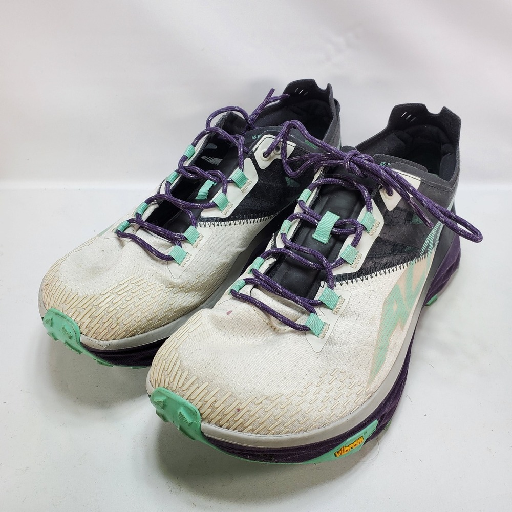 Altra Mont Blanc Trail Running Shoes Womens 9.5 White Purple Vibram AL0A548D043